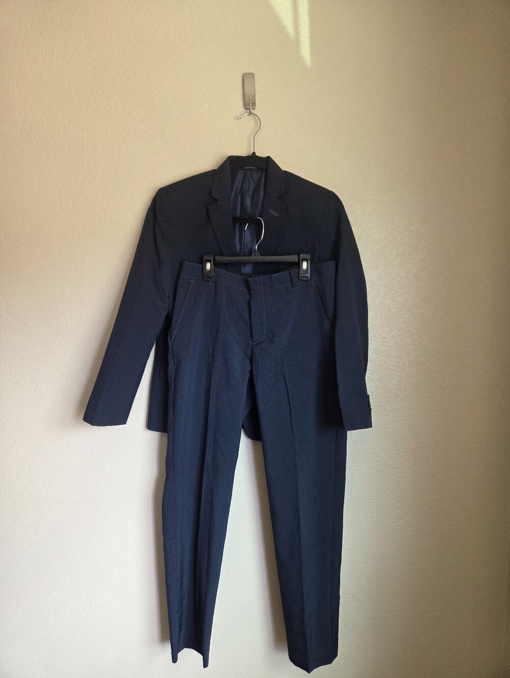 Van Heusen Boys Pant Suit Size 14H Navy Blue